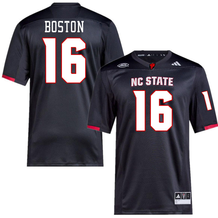 NC State Wolfpack #16 Tank Boston College Football Jerseys Stitched-Black NC State Wolfpack #16 Tank Boston College Football Jerseys Stitched-Black